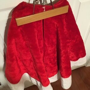 Santa Claus-like Christmas tree skirt & 2 stockings